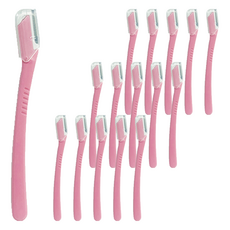 Darkness 短刀片修眉刀 1入, 粉紅色, 16個