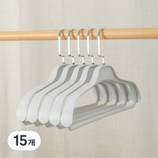 Maison de Aya 針織西裝衣架 45CM, 淺灰色, 15個