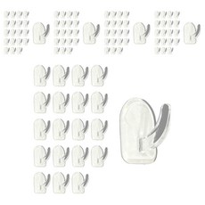 DIBLIC 免打孔多用途一體式掛勾架, 100個, 單一顏色