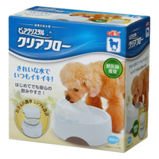 GEX 愛犬圓滿平安飲水器 - 950 ml, 白色, 1個