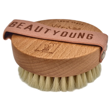 BEAUTYOUNG 妝漾 舒活肌膚美體乾刷, 去角質 維持肌膚彈性 消水腫 身體輕盈 促進新陳代謝 減少毛髮內生, FP127, 1個裝, 1個