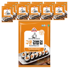 새우표 완도 구운 김밥김, 22g, 12개