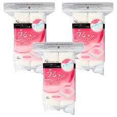 Cotton labo URUHUKA 純棉化妝棉, 3個, 100入