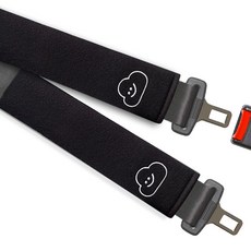 구름이 안전벨트 커버, 블랙, 2개