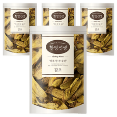한방선생 감초 한방재료, 400g, 4개