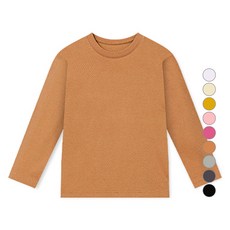 유니프랜드 아동용 베이직 긴팔 면 티셔츠