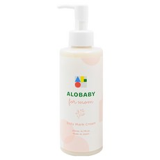 ALOBABY 孕媽咪水感撫紋霜 200ml, 自然植萃配方 高度保濕 產前產後可用, 1瓶