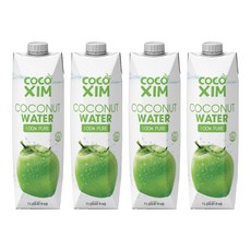 COCO XIm 椰子水, 1L, 4個