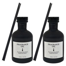 FRAGRANCE 法式精油茶色擴香瓶 附擴香棒 6支, 100ml, 2瓶, 暖棉