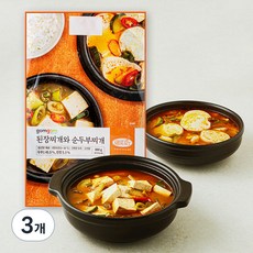 곰곰 된장찌개 + 순두부찌개 세트, 880g, 3개