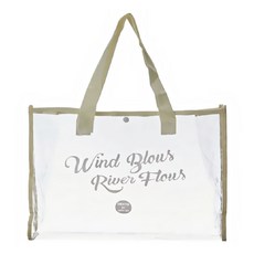 ASSARE 大容量 透明 防水 沙灘包