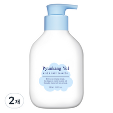 편강율 키즈 앤 베이비 샴푸 베이비파우더, 590ml, 2개