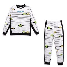 BLACK YAK KIDS 休閒套裝 上衣+長褲 2SB WH