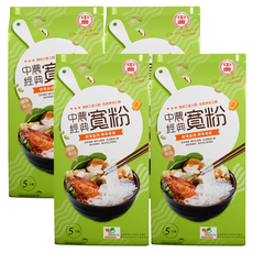 中農粉絲 經典寬粉, 超薄精透滑順軟Q, 涼熱葷素炒燴炸蒸皆宜, 全素清真HALAL認證, 200g, 4包