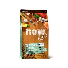 now 어덜트 피쉬 그레인 프리 스몰브리드 디에프 반려견 사료, 송어+연어+청어, 2kg, 1개