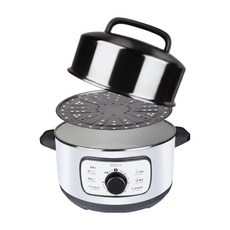 SAMPO 聲寶 多功能大容量電蒸鍋 內鍋5L 外鍋4L, KA-KA01R