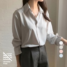 afinar 女款寬鬆版型防皺免燙襯衫罩衫