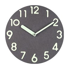 timedesign 靜音掛鐘 夜光, 暖灰色