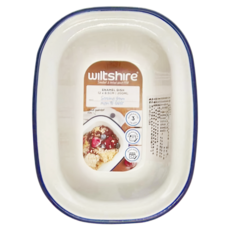 wiltshire ENAMEL 手工方形烤盤 200ML, 藍色, 1盒