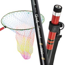 HAIDON 海東 G4 Special 290 撈網柄 + 網框 + 硬網 套組, 混合色