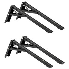 ZioBiz 折疊式層架 大型, 4個, 黑色