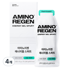 이포에이 아미노리젠 에너지젤 스퍼트 극후반 부스팅 7p, 280g, 4개