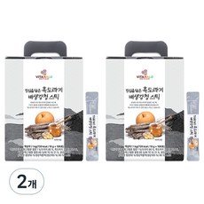 비타할로 흑도라지 배 생강 청 스틱, 2개, 1kg