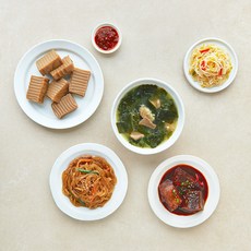 강남밥상 한상차림 3-4인분 1.42kg 국 + 요리 + 반찬3p 세트, 1세트