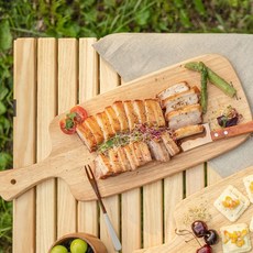 아이두젠 아마데우스 나무 원목 손잡이 우드 도마, L, 1개