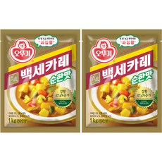 오뚜기 백세카레 순한맛, 1kg, 2개