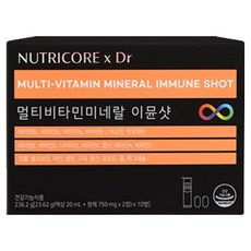 뉴트리코어 x Dr 멀티비타민미네랄 이뮨샷, 10회분, 1개