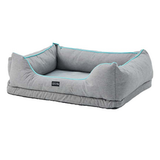 doter 寵愛物語 好眠寵物睡窩 L 優雅灰 - 舒適寵物床墊 加大空間 防滑設計, 1個