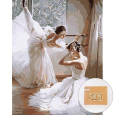 ARTJOY 數字油畫DIY組 40*50cm, 芭蕾舞者款 1號, 1幅