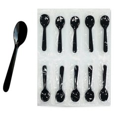 생활을그리다 12cm 개별포장 블랙 미니스푼, 150개입, 1개