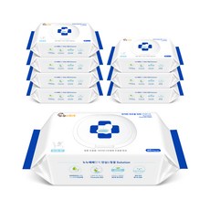 NUNU BEBE 掀蓋式濕紙巾, 60張, 8個