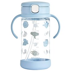 릿첼 AQ 빨대컵, 320ml, 1개, 베이비블루