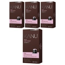 카누 실키 라이트 로스트 네스프레소 호환 캡슐 커피, 5.7g, 10개입, 4개