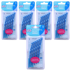 TePe 緹碧 G字型牙間刷牙間刷 角度 0.6mm 藍色, 6入, 5個