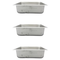 華映不鏽鋼營業用1/2托盤本體, 3個