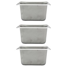 華映 不鏽鋼 營業用 1/9 份盤 本體, 3個