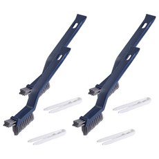 Modern More 縫隙刷 浴室 窗戶 多用途 廁所 清潔刷, 4個, 海軍藍