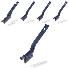 Modern More 縫隙刷 浴室 窗戶 多用途 廁所 清潔刷, 6個, 海軍藍