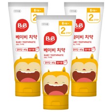 비앤비 베이비지 치약, 40g, 3개