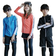 IAMBEBE 兒童用 Highsurf 拉鍊防磨衣 3件組 SF-81