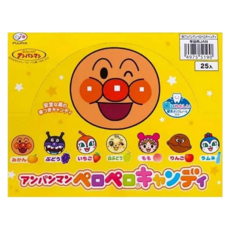 FUJIYA 不二家 麵包超人棒棒糖 25支 七種口味, 200g, 1盒