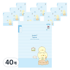 PENPIA 1000小學裝訂寫作本筆記, C 藍色, 40個