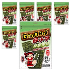 好小子 香酥海苔片 醬燒風味, 30g, 6包