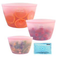 Casamaison 優質矽膠夾鏈袋混合3件組 酷冷包套組, 1個