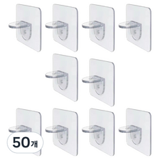 P&K 層板固定支撐架 托架, 透明, 50個