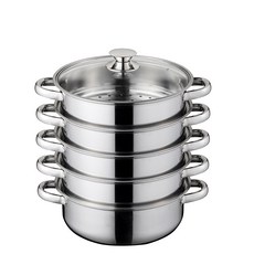 En tus manos 電磁爐5層塔式蒸鍋, 28cm, 1個